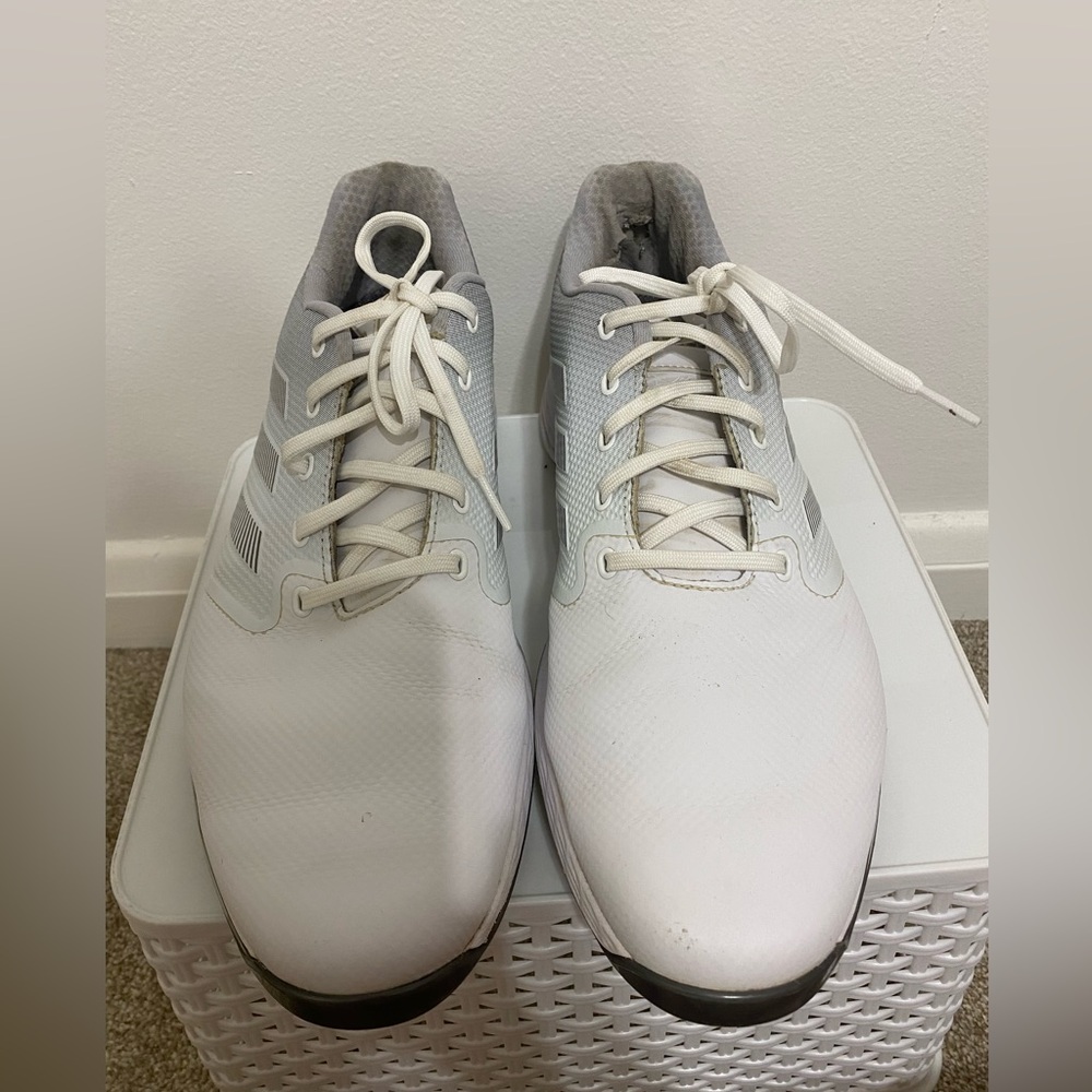adidas Men's 13 White and Gray golf Shoes